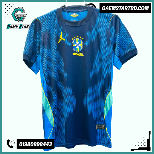 Brazil Away Kit World Cup 2026 BD Premium jersey yellow blue design football shirt
